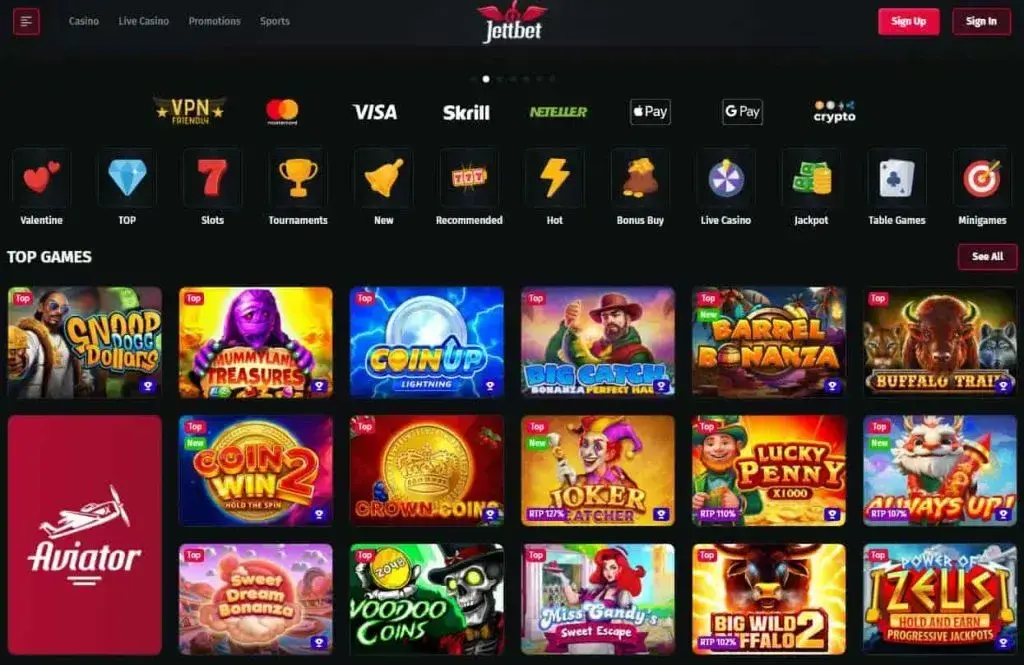 JettBet Casino Login & Registration image 2